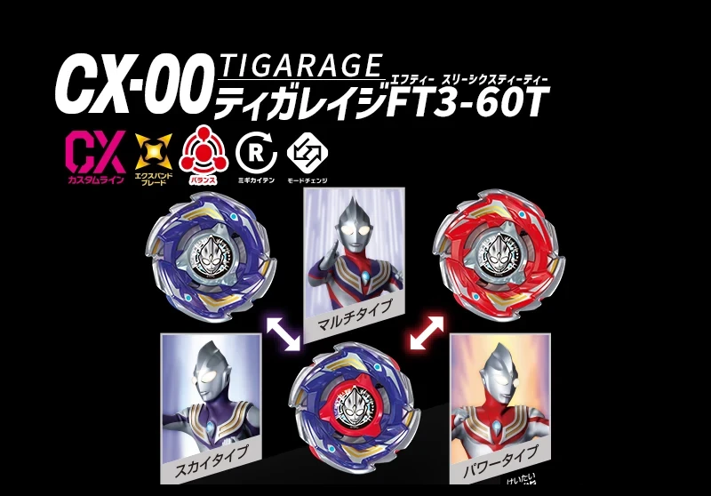 戰鬥陀螺X × 超人力霸王迪卡 30 週年聯名｜CX-00 迪卡狂怒 FT3-60T 台灣收藏情報 封面